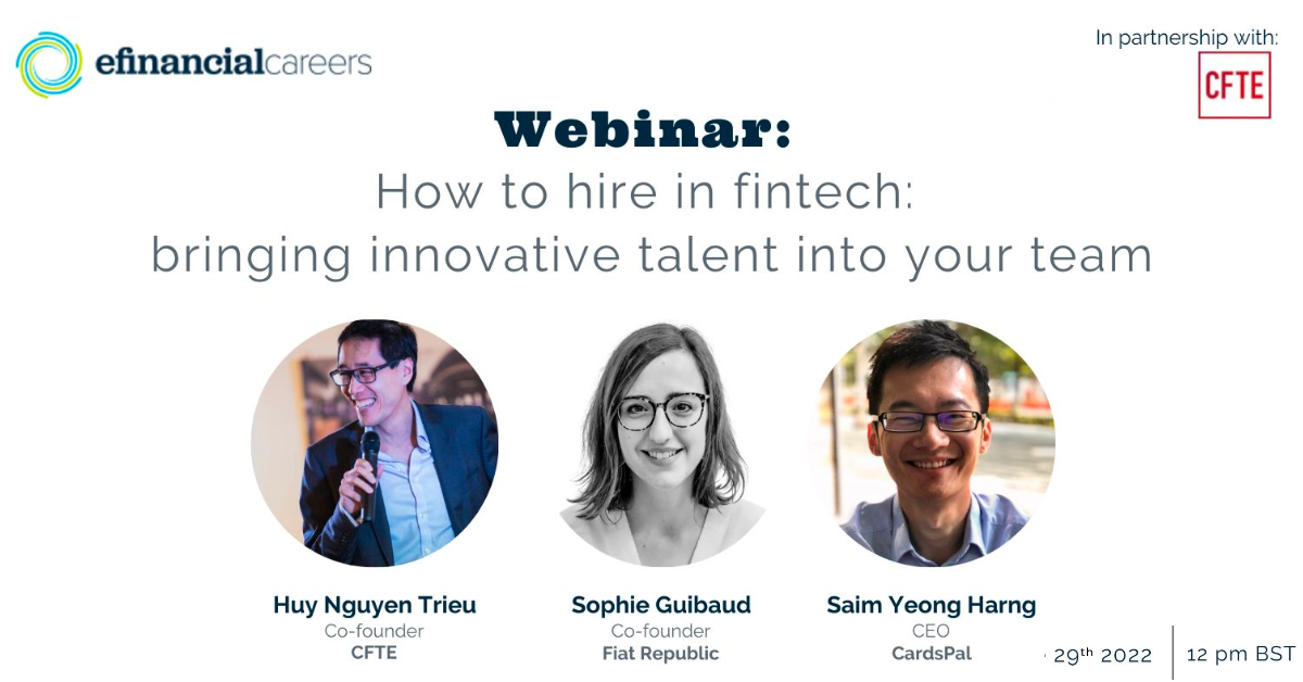 eFinancialCareers - How to Hire in Fintech: Bringing Innovative Talent into Your Team