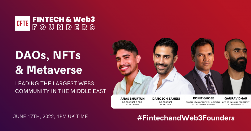 DAOs, NFTs & Metaverse: Leading the largest Web3 community in the Middle East | Fintech and Web3 Founders Episode 21