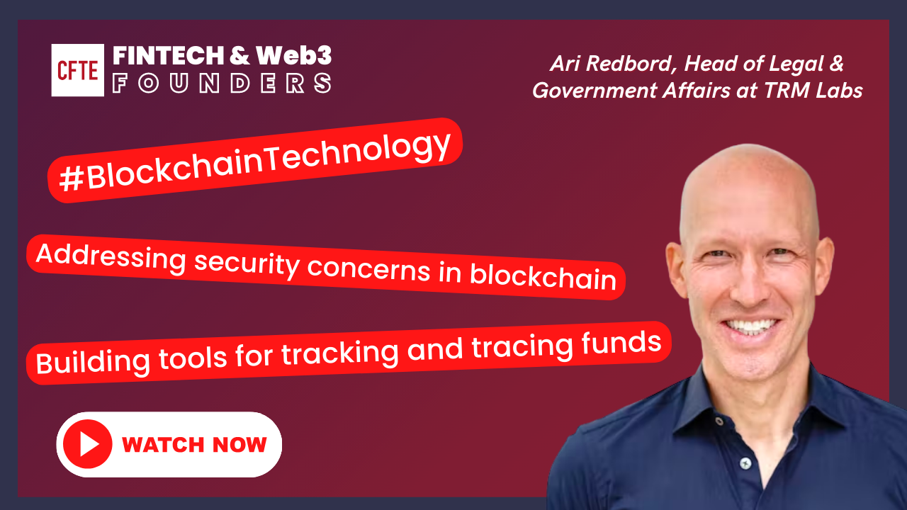 Crypto & Blockchain: Compliance, Security & Investigative Tools | (with Ari  Redbord, TRM Labs) | Web3 - CFTE
