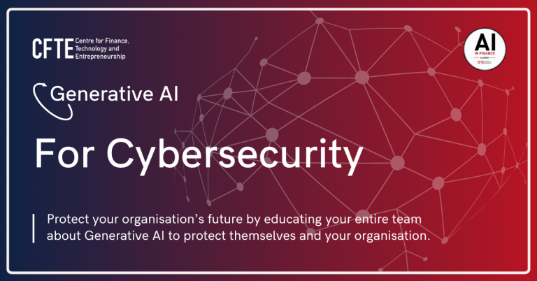 Course banner for cybersecurity GenAi